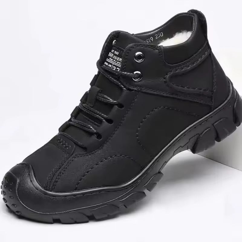 Drune | Herren Winterstiefel aus wasserdichtem Leder mit rutschfester Sohle
