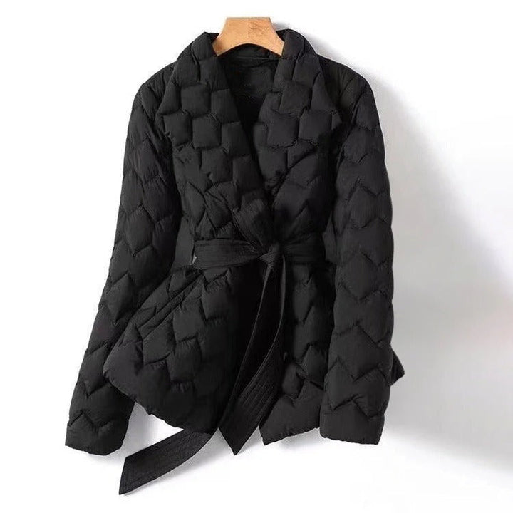 Drune | Damen Gequiltete Jacke Mit Gürtel