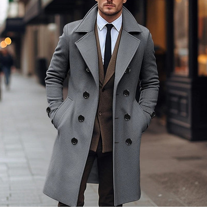 Drune | Eleganter Woll-Crossover-Mantel für Herren