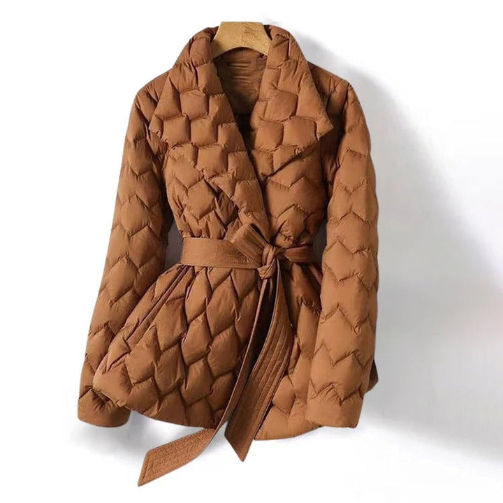 Drune | Damen Gequiltete Jacke Mit Gürtel