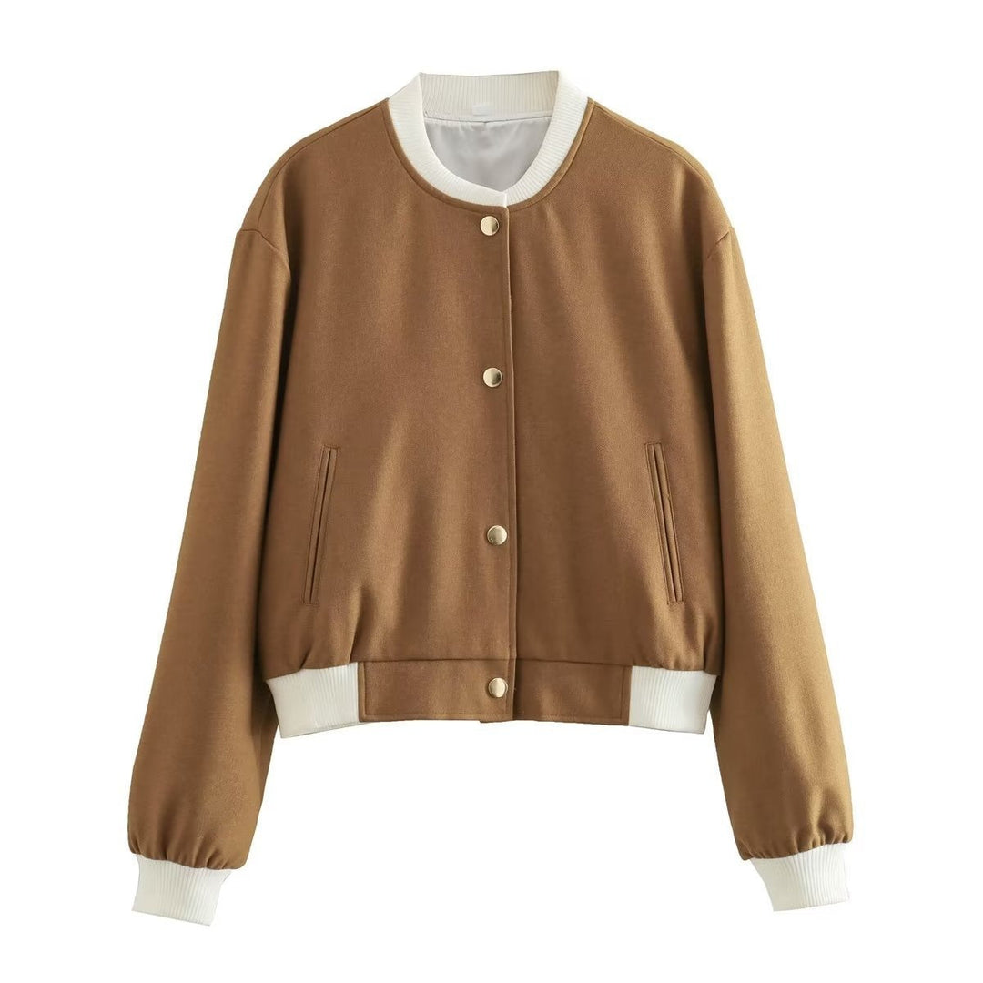 Drune | Kurze Jacke mit Metallknöpfen für Damen im lässigen Design Liora