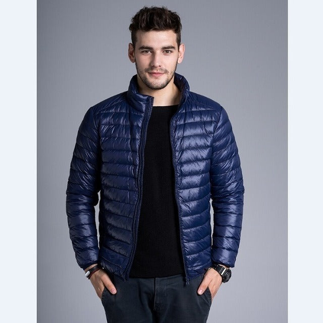 Drune | Herren-Steppjacke mit Kapuze und Reißverschluss - Tidus