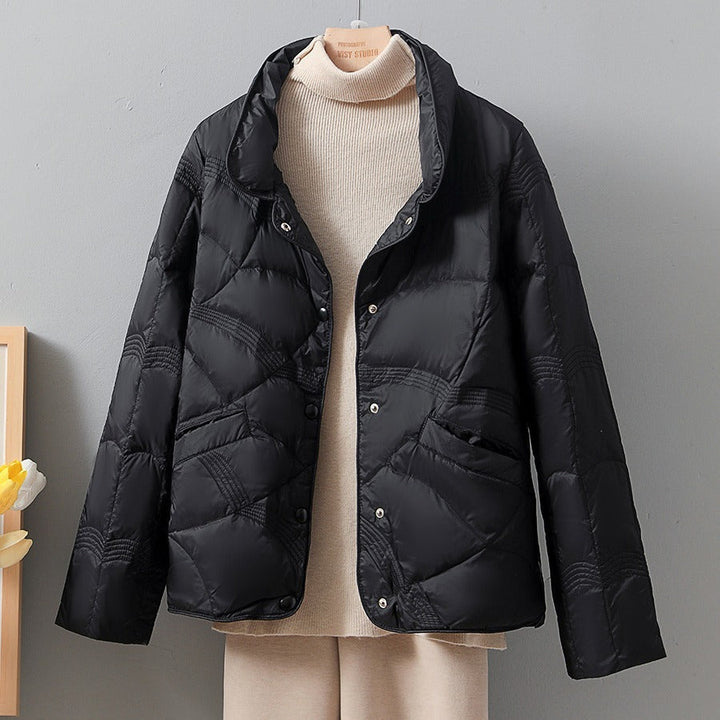 Drune | Damen Gequiltete Leichte Daunenjacke Hüftlänge