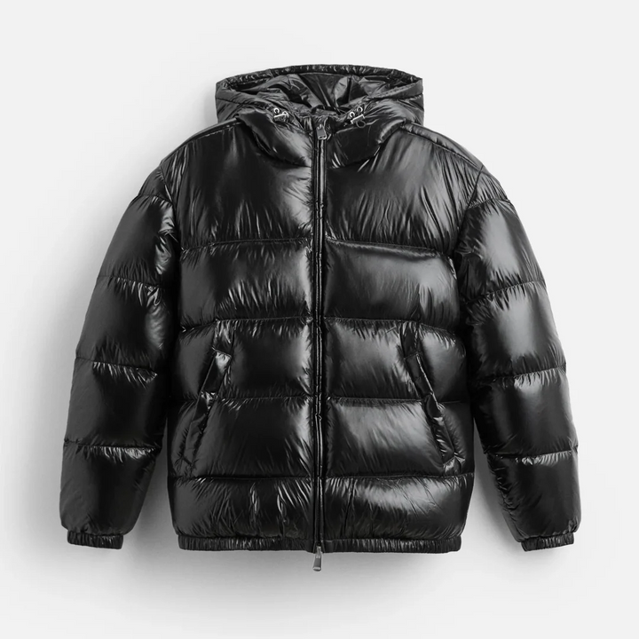 Drune | Pufferjacke - Gepolstert - Oversized Fit - Mit Kapuze - Taillenlänge