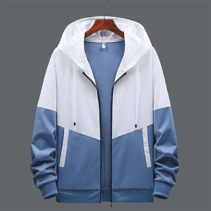 Drune | Herren-Kapuzensweatshirt mit Frontreißverschluss - Nexo