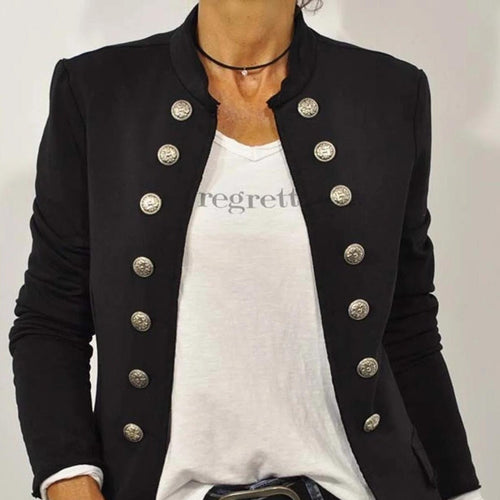 Drune | Damen Taillierter Slim Fit Mantel Doppelpack