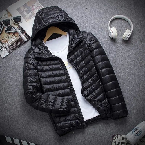 Drune | Herren-Steppjacke mit Kapuze und Reißverschluss - Tidus