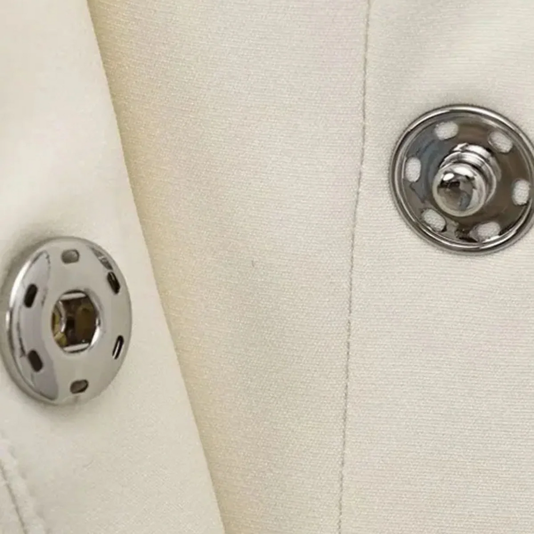 Drune | Wickel Blazer Jacke Langarm Taillierte Passform mit Gürtel