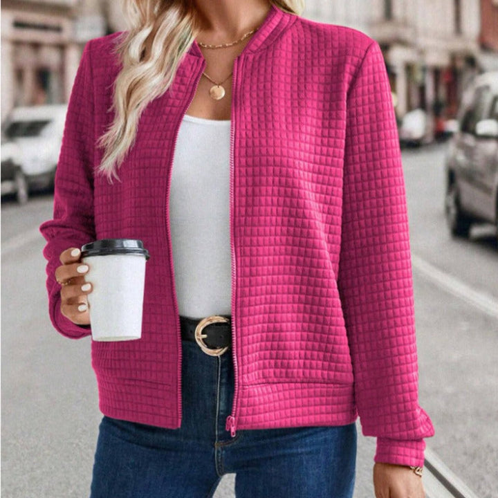 Drune | Damen Gequiltete Jacke Relaxed Fit Reißverschluss Vorderseite