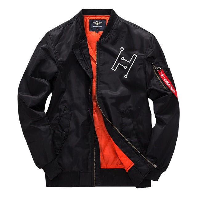 Drune | Bomberjacke mit Reißverschluss im urbanen Stil für Herren - Helix