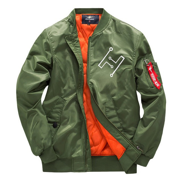 Drune | Bomberjacke mit Reißverschluss im urbanen Stil für Herren - Helix