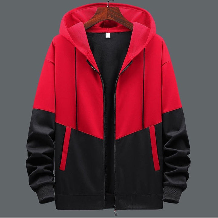 Drune | Herren-Kapuzensweatshirt mit Frontreißverschluss - Nexo