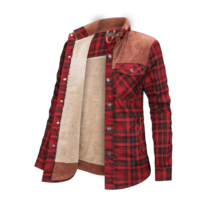 Drune | Warme Flanelljacke für Frauen für draußen und den Winter