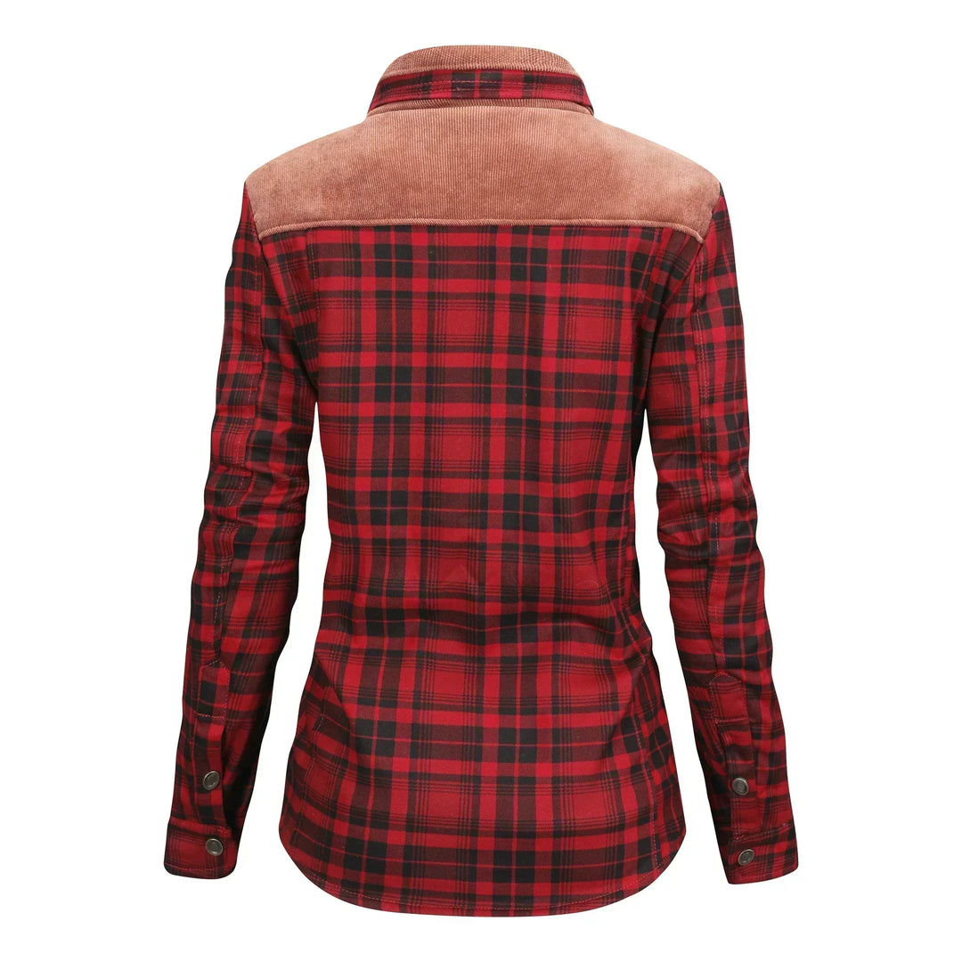 Drune | Warme Flanelljacke für Frauen für draußen und den Winter