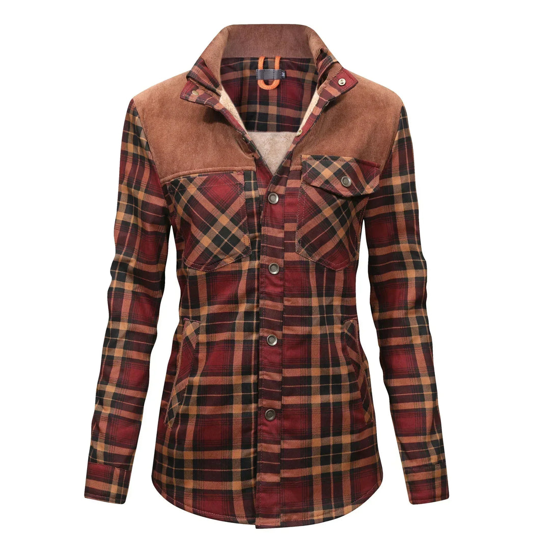 Drune | Warme Flanelljacke für Frauen für draußen und den Winter