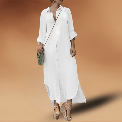 Drune | Elegante Leinenkleid