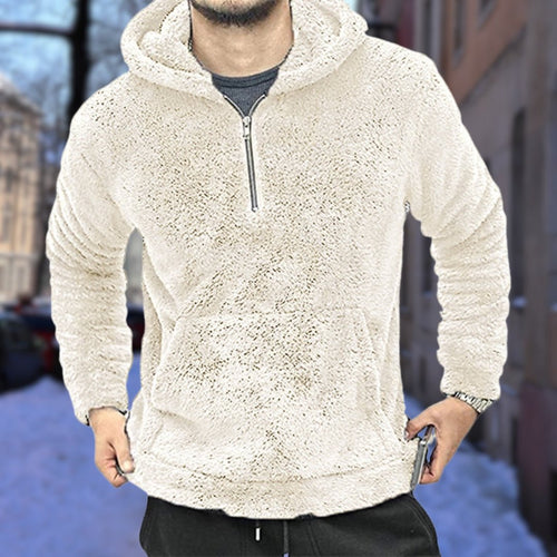 Drune | plüsch-kapuzenpullover für männer
