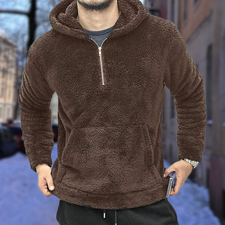 Drune | plüsch-kapuzenpullover für männer