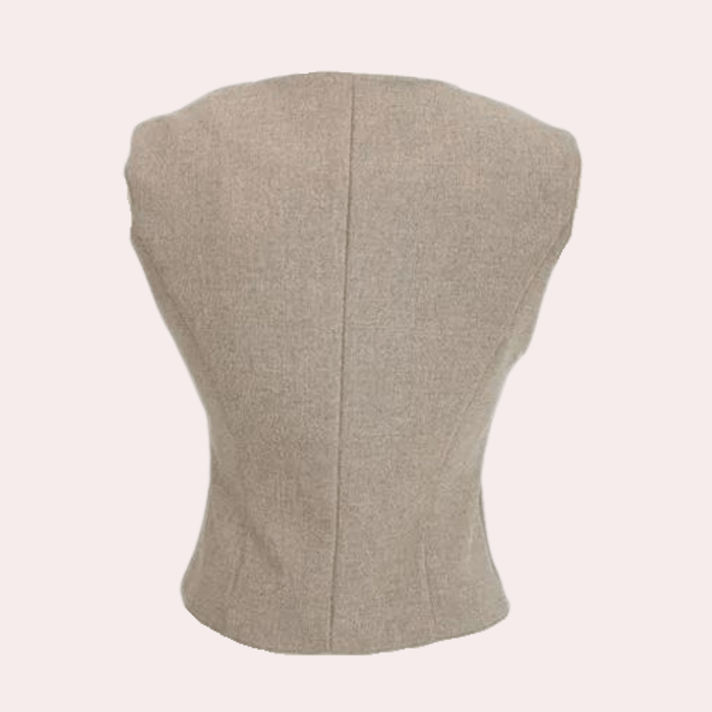 Drune | Damenbekleidungssatz Elegantes 3 Teiliges Damensatz Stilvolle Hose, Weste Und Schicker Blazer