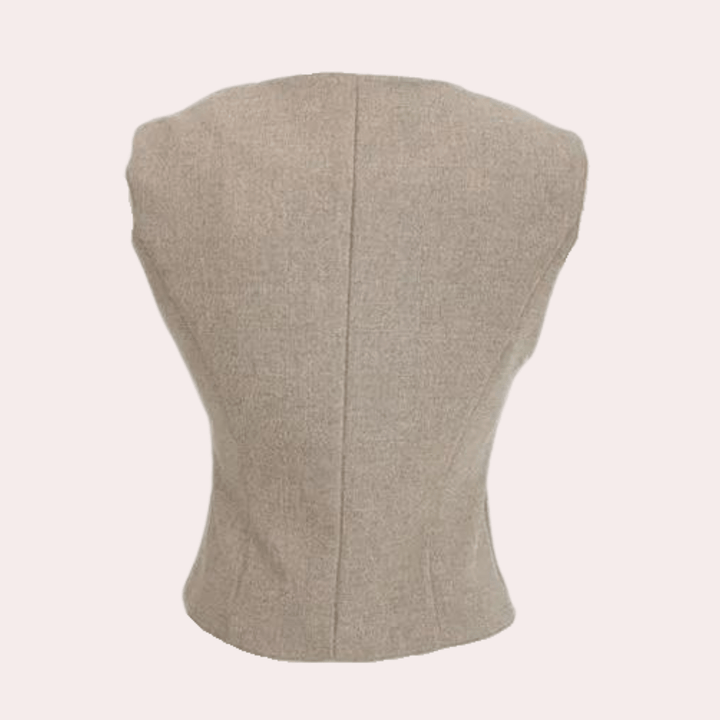Drune | Damenbekleidungssatz Elegantes 3 Teiliges Damensatz Stilvolle Hose, Weste Und Schicker Blazer