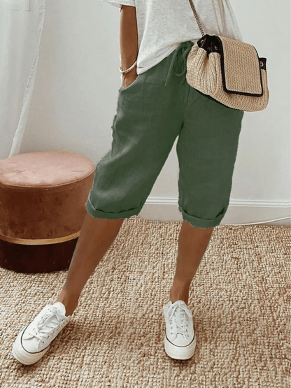 Drune | Damen Shorts Kurze Hose Ultimativer Komfort Weiche Baumwollstoffe