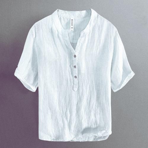 Drune | Shirt Herren Japanische Leinen Shirt Hemd Herren Mit Kurzarm