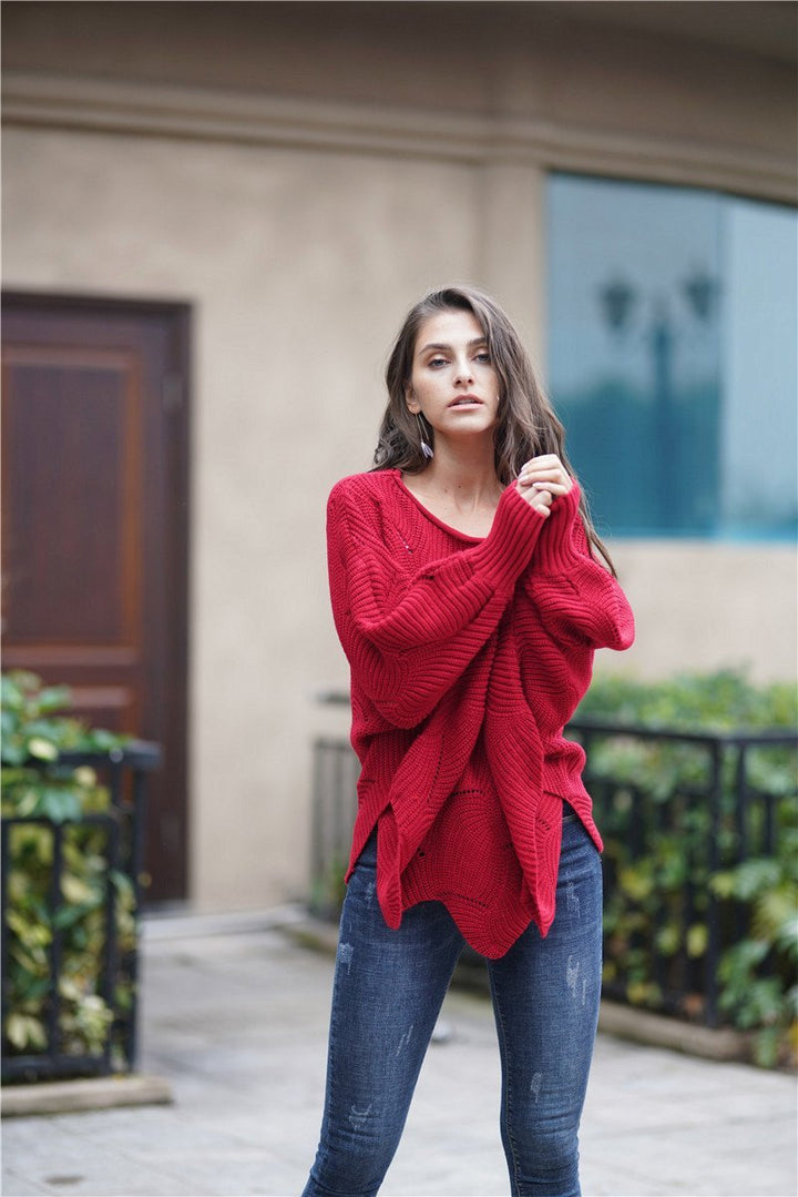 Drune Es wird alles gut Strickpullover - Grün