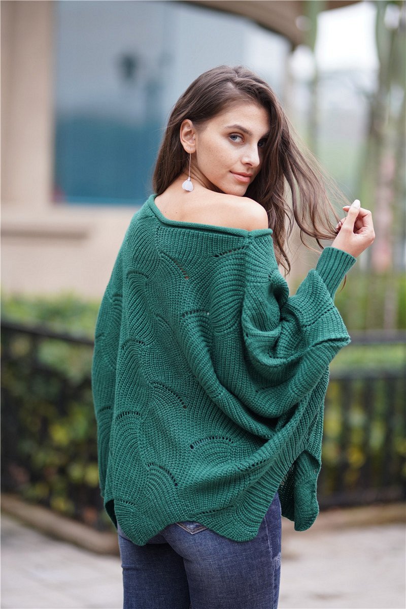 Drune Es wird alles gut Strickpullover - Grün