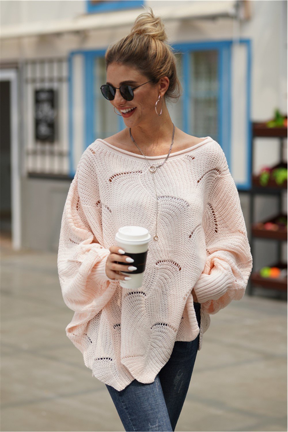 Drune Es wird alles gut Strickpullover - Grün