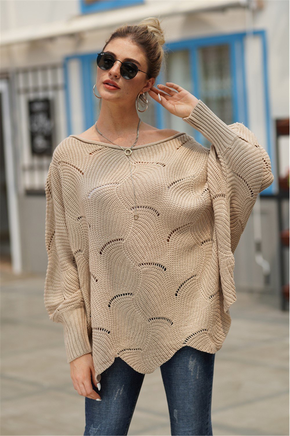 Drune Es wird alles gut Strickpullover - Grün