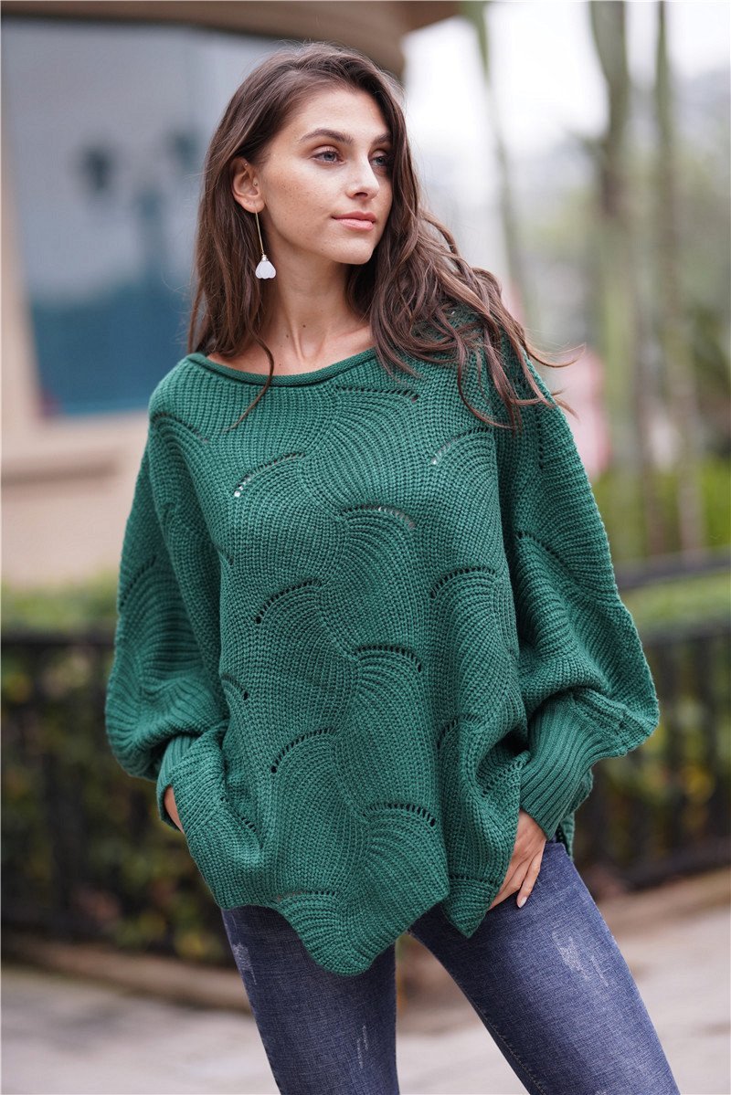 Drune Es wird alles gut Strickpullover - Grün