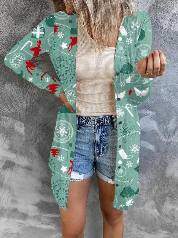 Drune | Ist Ein Weihnachtliches Damen Strickjacken Pullover