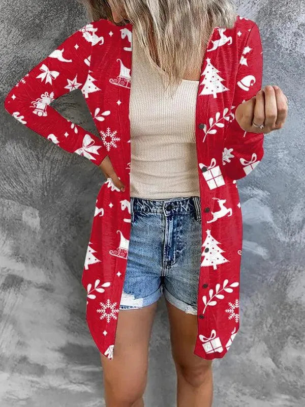 Drune | Ist Ein Weihnachtliches Damen Strickjacken Pullover