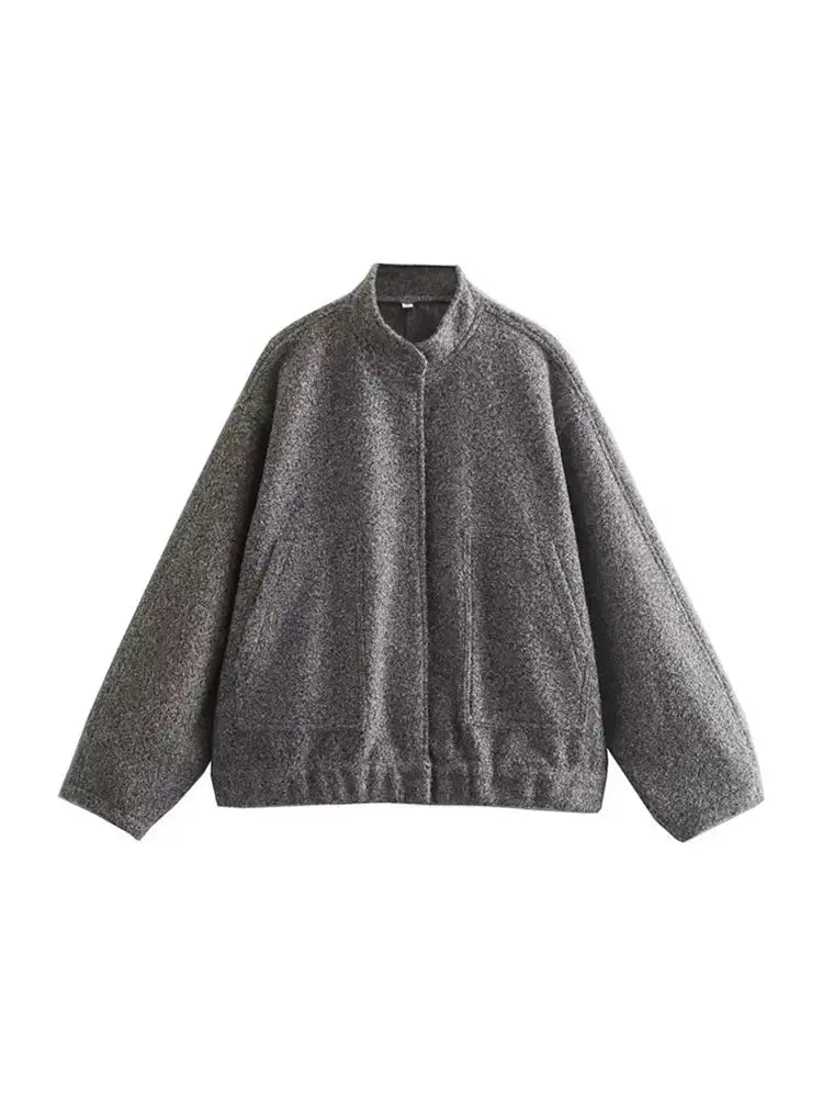 Drune | Übergröße Schnitt Minimalistische Teddyjacke