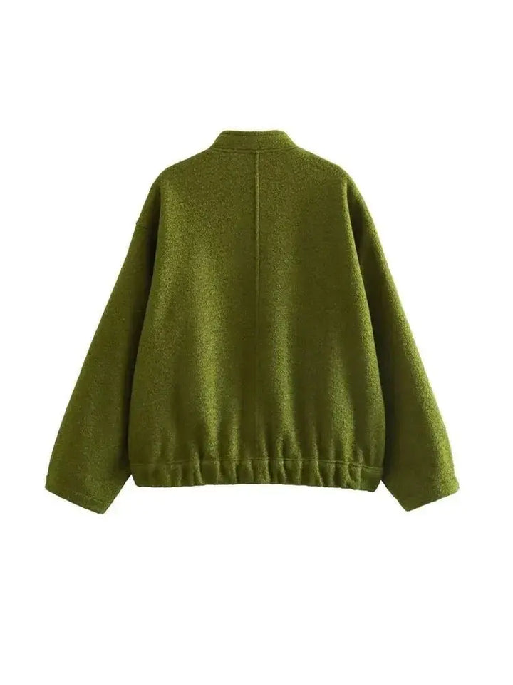 Drune | Übergröße Schnitt Minimalistische Teddyjacke
