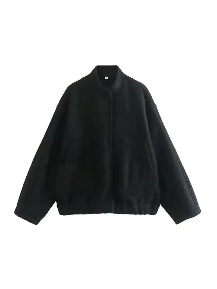 Drune | Übergröße Schnitt Minimalistische Teddyjacke