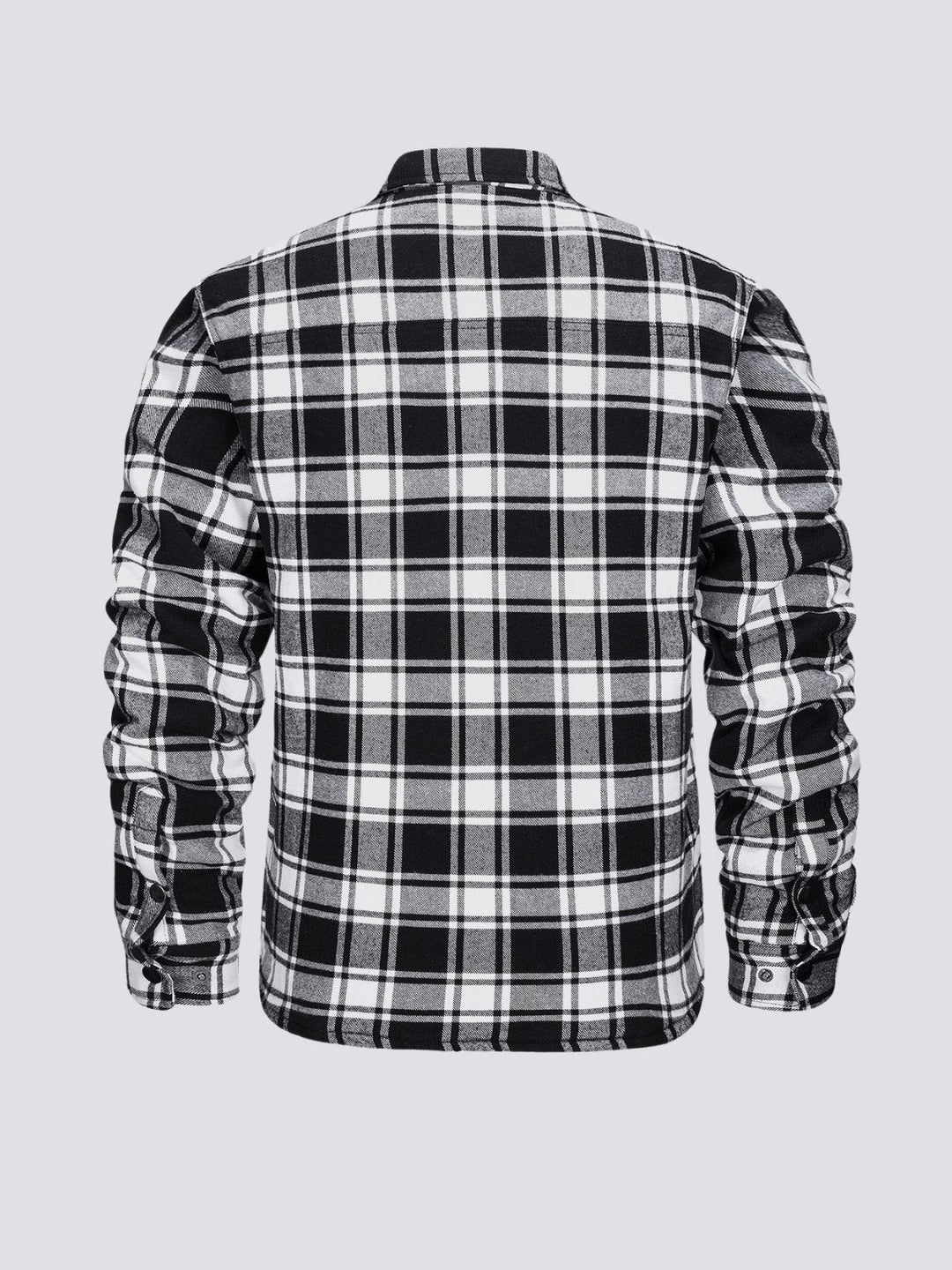 Drune | Lässige Langärmelig Gestreift Jacke mit Knöpfen