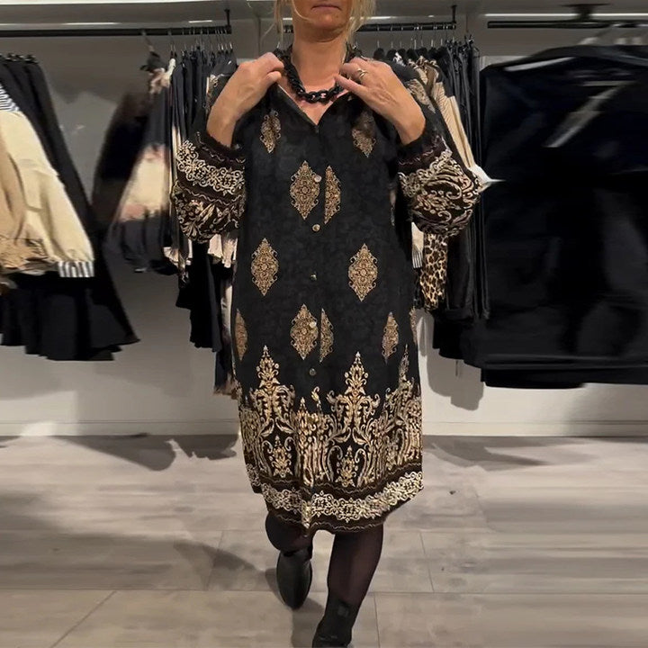 Drune | Revers und Button Down Vintage Print