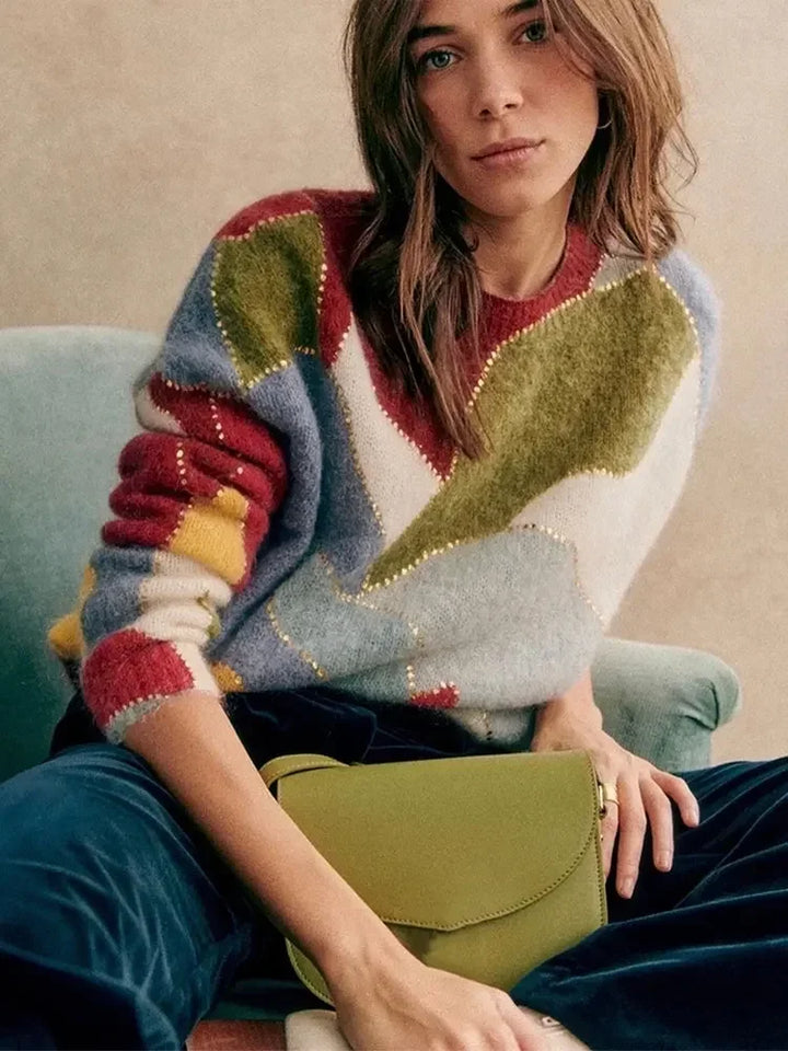 Drune | Mehrfarbiger Pullover