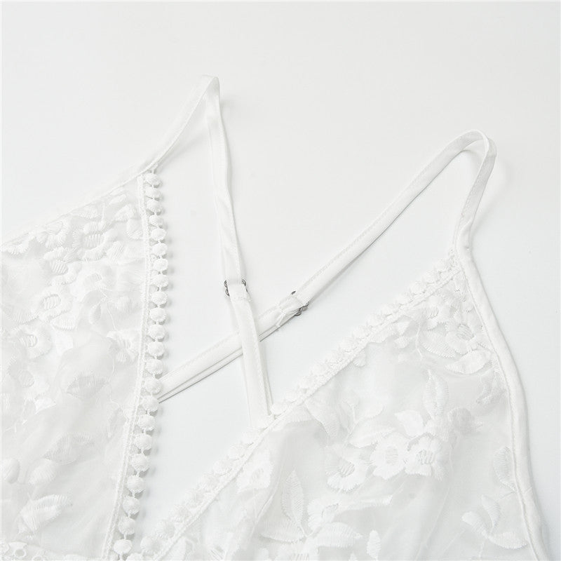 Drune | Elegantes Weißes Sommerkleid