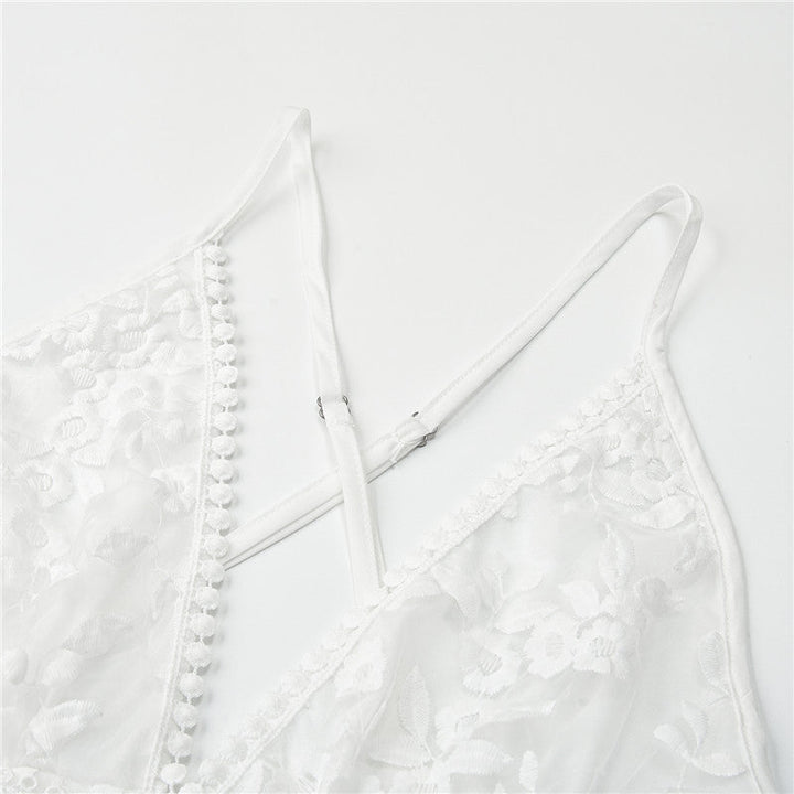 Drune | Elegantes Weißes Sommerkleid