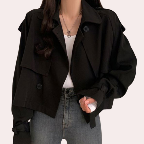 Drune | Elegante kurze Herbstjacke für Damen