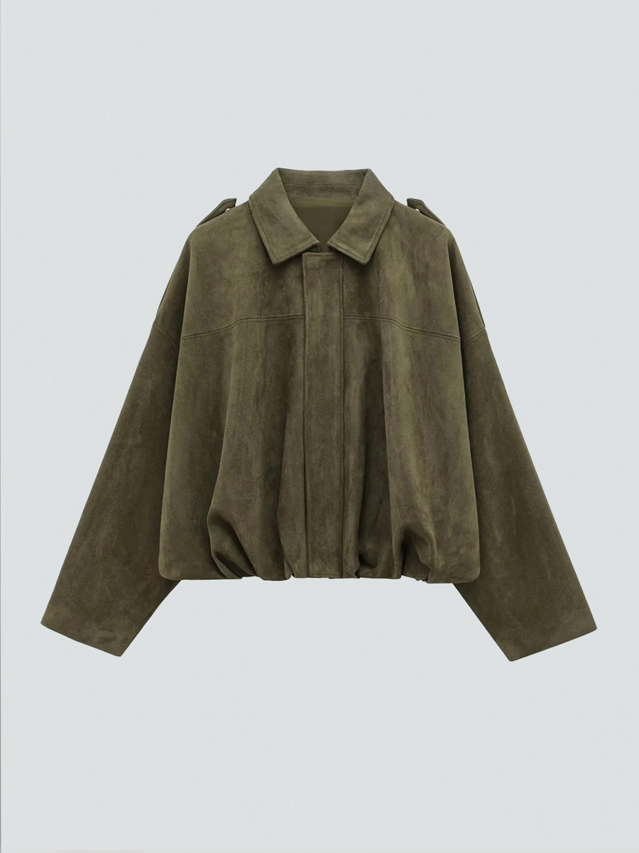Drune | Übergrößen Wildlederjacke