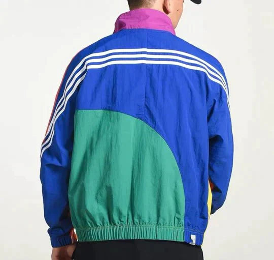 Drune | Windbreaker Jacke Leichte Zip up Retro 90er Stil Weiche Fütterung Freizeitkleidung