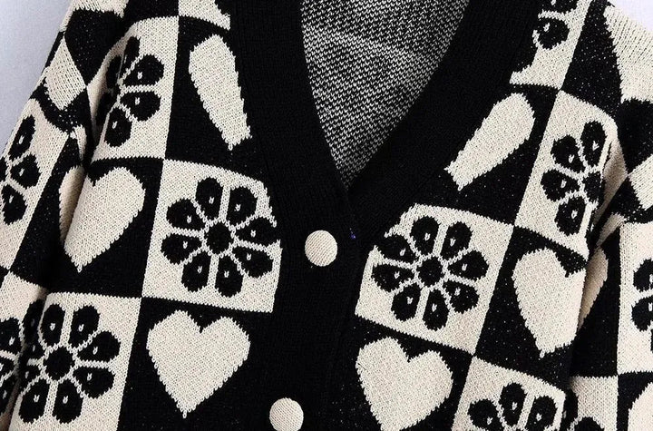 Drune | Lockere Strickjacken Pullover für Frauen