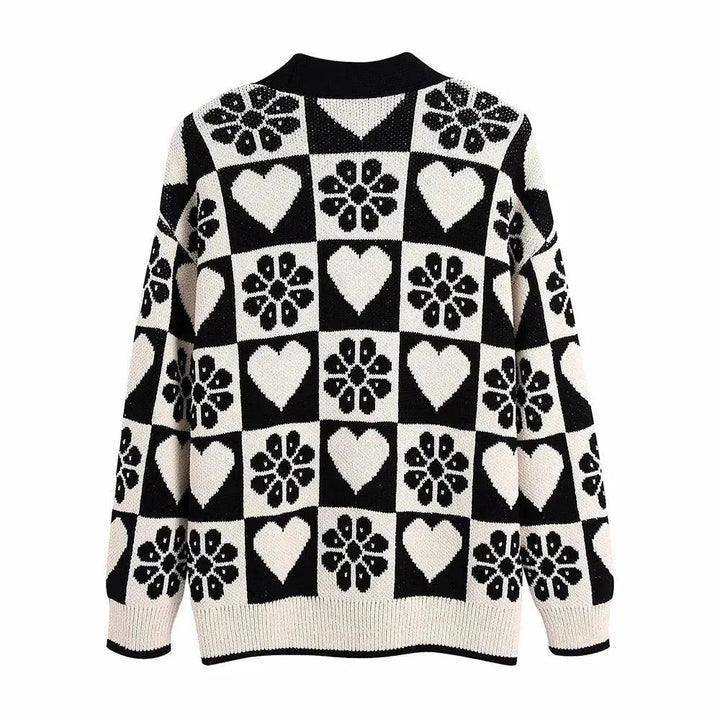 Drune | Lockere Strickjacken Pullover für Frauen