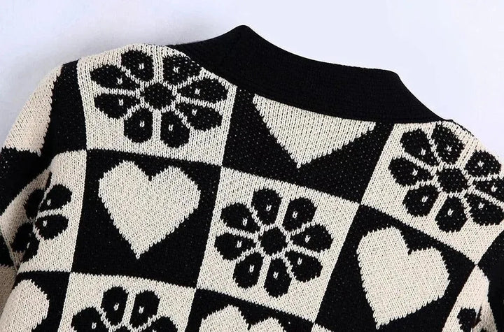 Drune | Lockere Strickjacken Pullover für Frauen