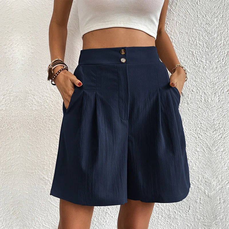 Drune | Stretchige Cargo-Shorts für Damen