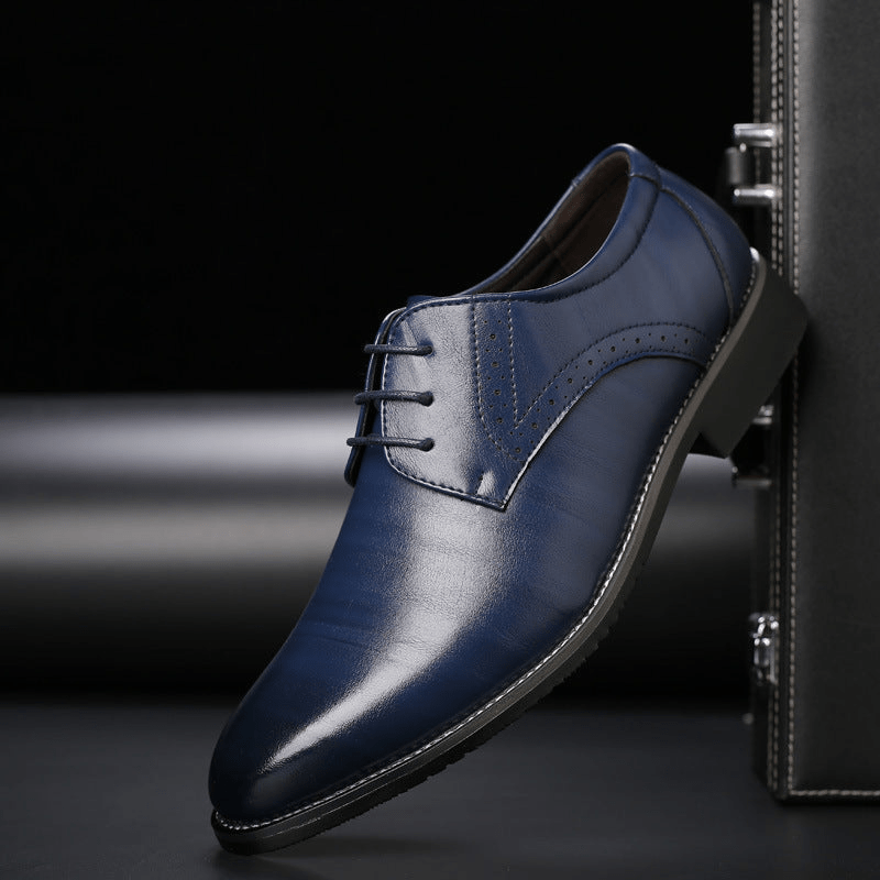 Drune | Stilvolle Herren Schuhe Schnürschuhe Mit Brogue Details