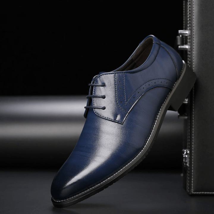 Drune | Stilvolle Herren Schuhe Schnürschuhe Mit Brogue Details
